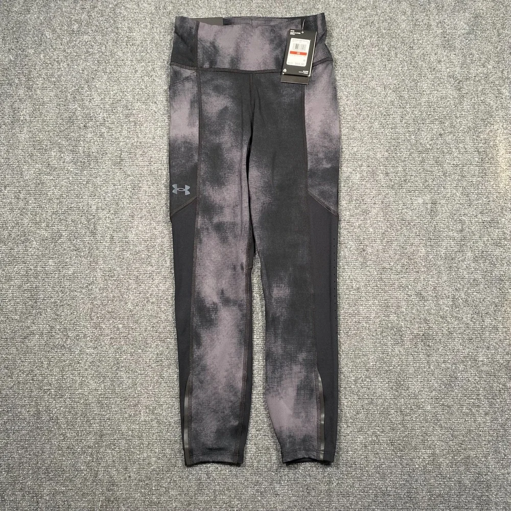 Under Armour Fly Fast Ankle Print‎ Women's XSS Black Gray Leggings